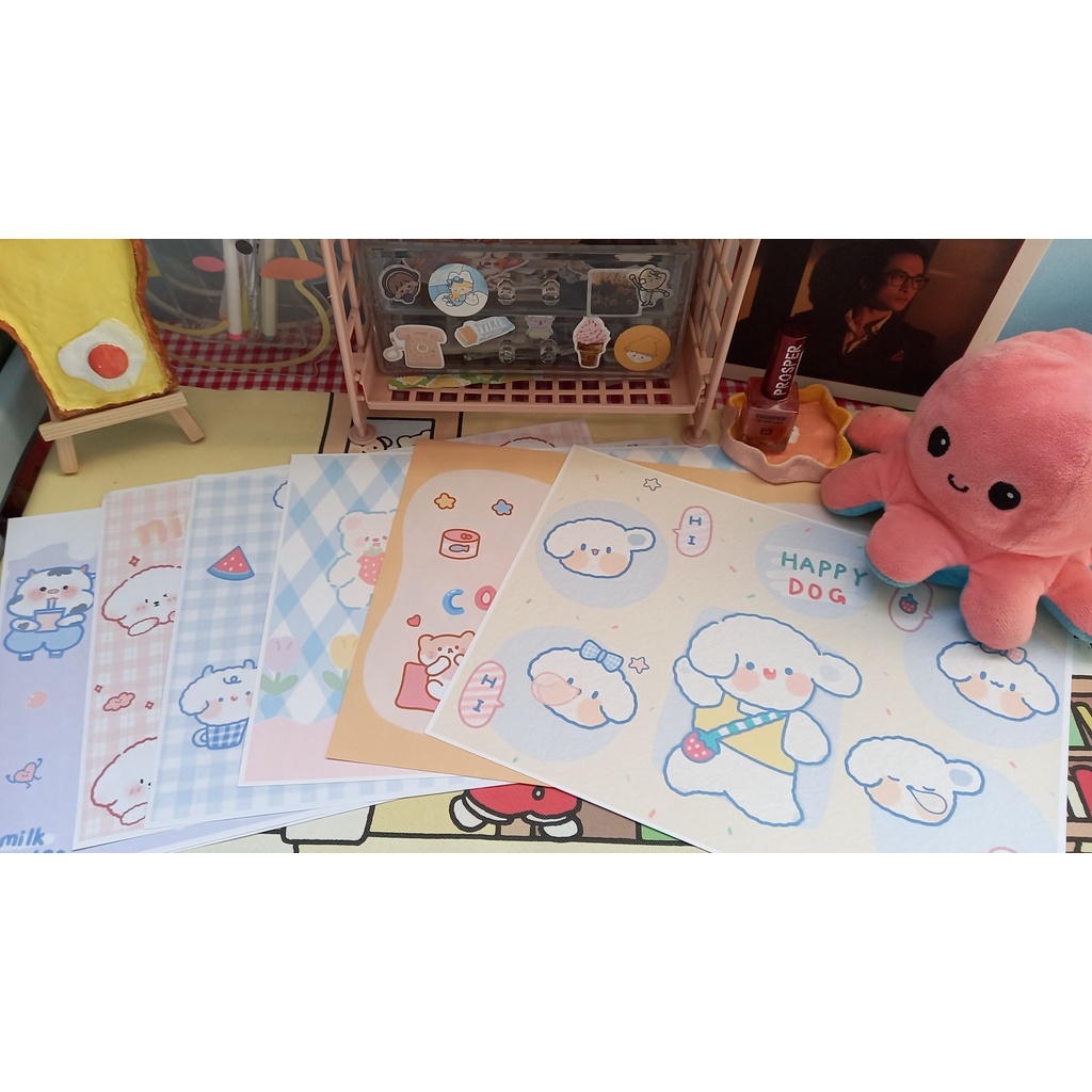 In hình, sticker theo yêu cầu (Không cắt bế)