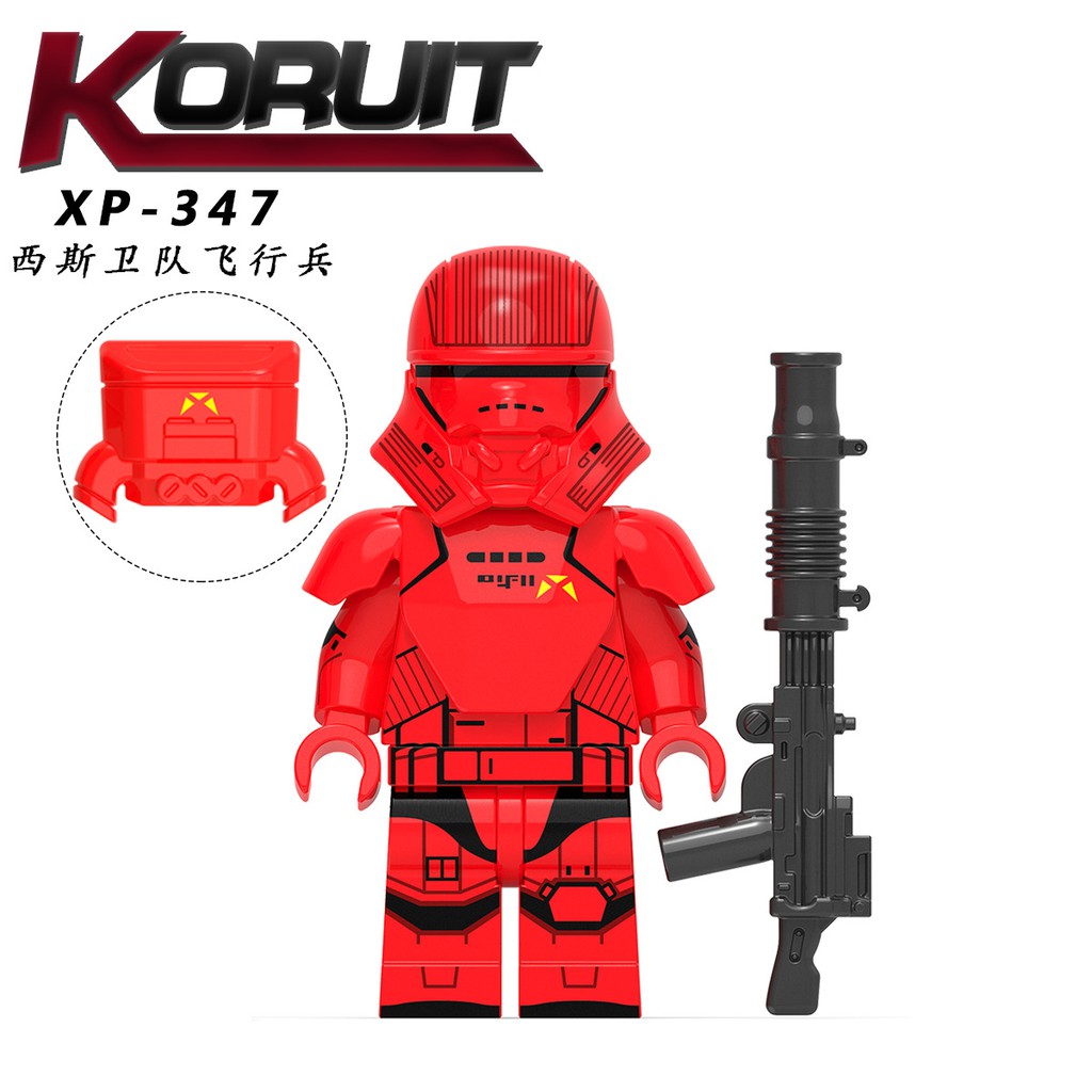 Minifigures Các Mẫu Nhân Vật Trong Star Wars Cuộc Chiến Giữa Các Vì Sao KT1045 Bo Katan Final Order Sith Jet Trooper