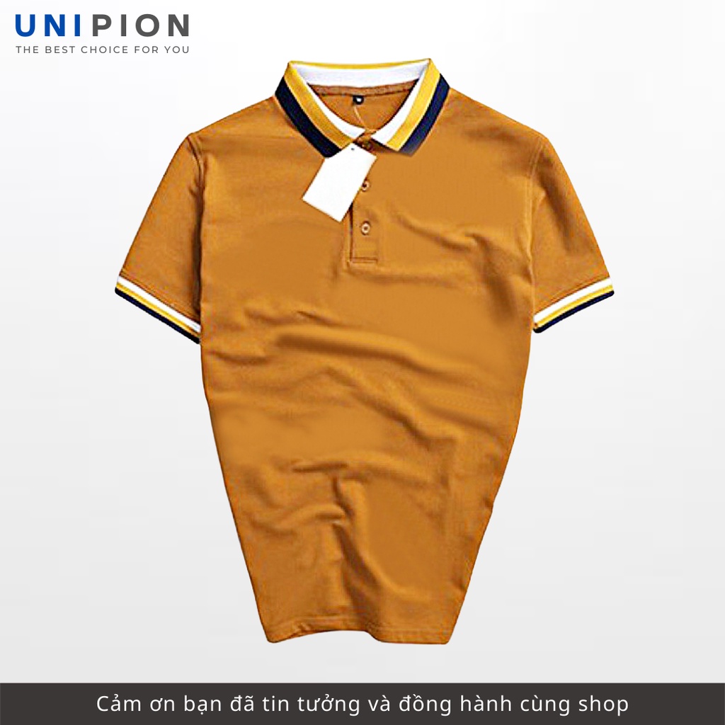 Áo thun nam, áo polo nam PION trơn chất cotton cao cấp ngắn tay trẻ trung, cá tính