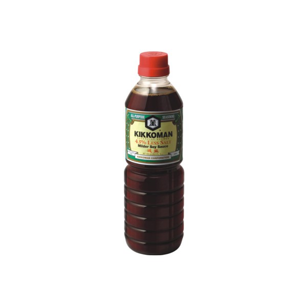Nước tương ít muối Kikkoman 600ml