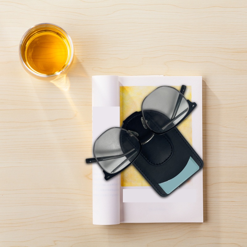 Flgo Kẹp Gắn Tấm Che Nắng Xe Hơi Màu Đen Tiện Dụng