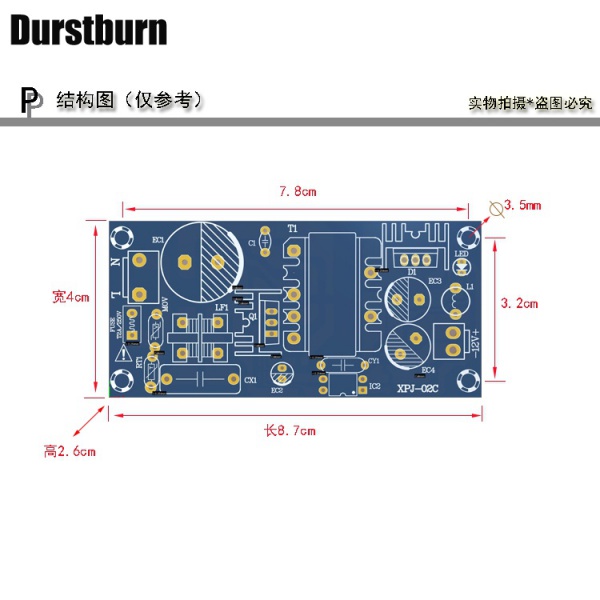 Mô Đun Chuyển Đổi Nguồn Điện AC-DC 12V3A 24V1.5A 36W AC 220V Sang DC 12V 24V