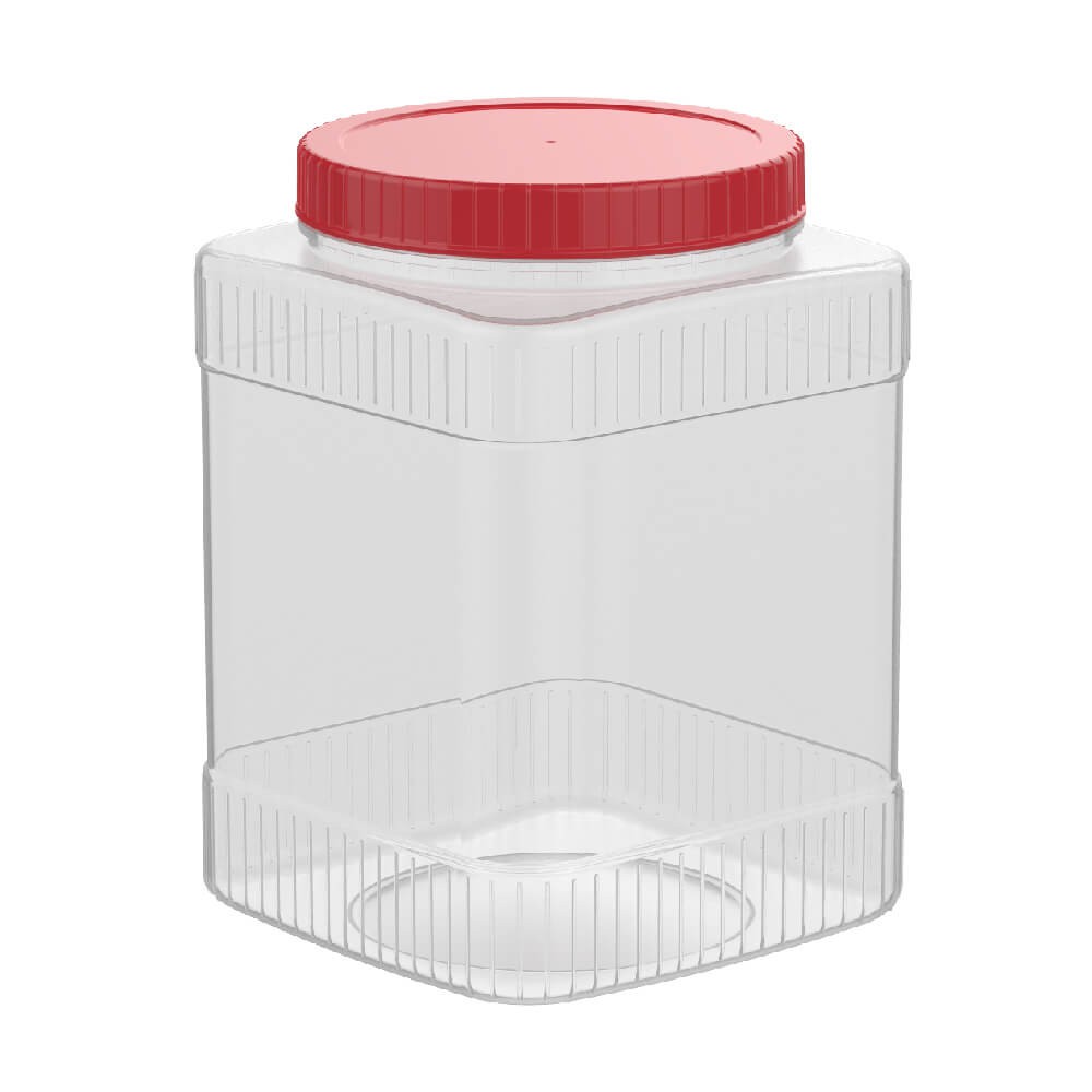 Combo 10 Hũ Nhựa Vuông Đựng Thực Phẩm 2,400ml Cao Cấp Đại Đồng Tiến L1722