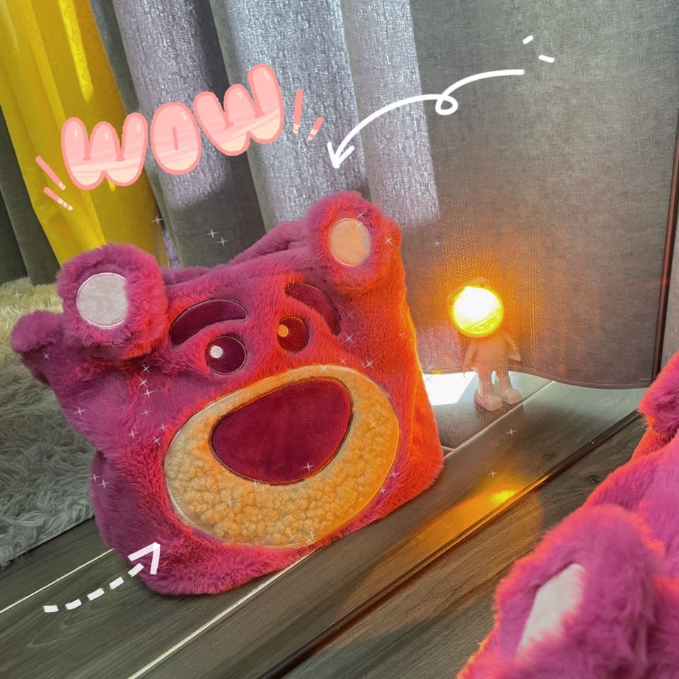 DISNEY Túi Xách Hình Gấu Hoạt Hình Nhồi Bông Phong Cách Lolita Đáng Yêu Cho Bé Gái