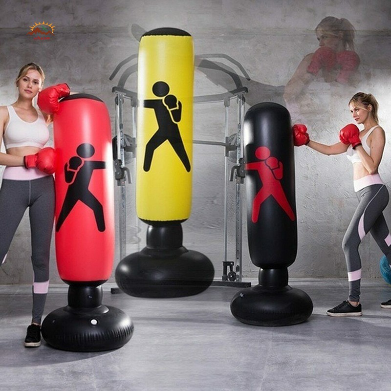 Túi hơi tập đánh boxing có chân đứng chuyên dụng tiện lợi