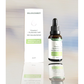 Serum dưỡng trắng da Holland & Barrett Vitamin C + HA serum 30ml