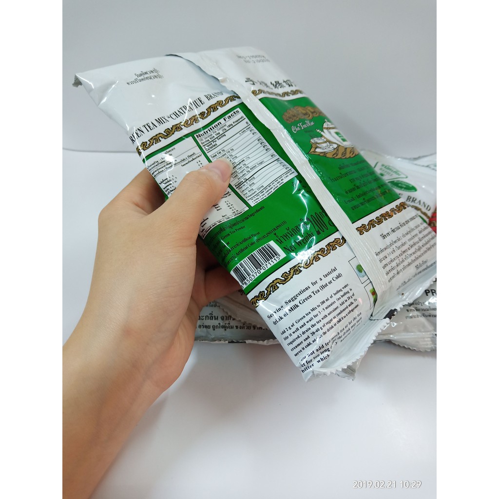 Trà Thái Xanh 200g - Hàng Nhập Khẩu Thái Lan