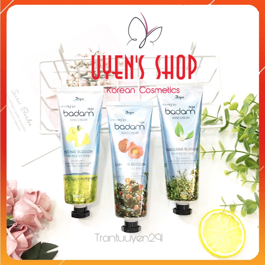 Kem dưỡng da tay Jeju Badam Hand Cream 70ml