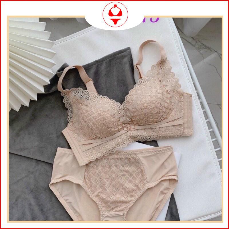 BỘ ĐỒ LÓT CAO SU NON- set nội y không gọng ren  thông hơi,tạo khe,siêu nâng ngực mẫu hót nhất 2021 | BigBuy360 - bigbuy360.vn