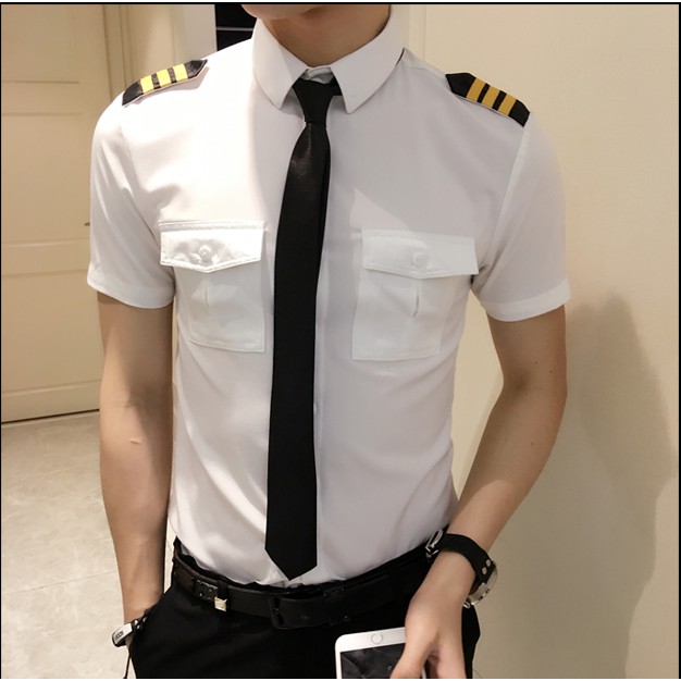 Áo sơ mi nam quân hàm - SM88