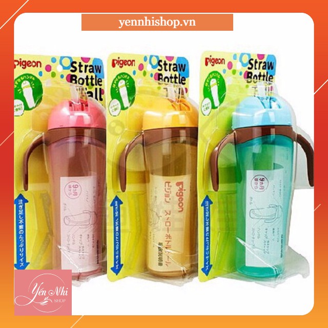 BÌNH TẬP UỐNG PIGEON 330ML Hồng - Vàng - Xanh