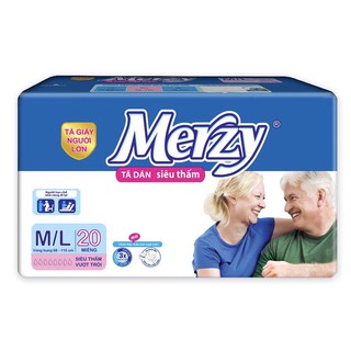 Bỉm Merzy tã dán người già M-L20