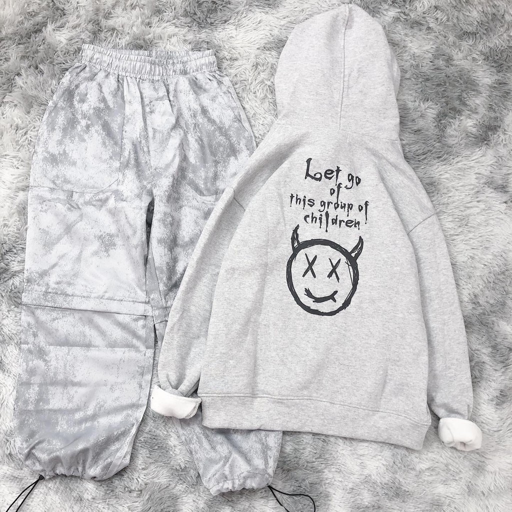 Áo khoác nỉ let go - ẢNH THẬT