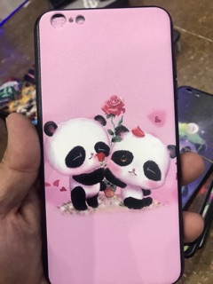 Ốp lưng bé gấu trúc cute in nổi