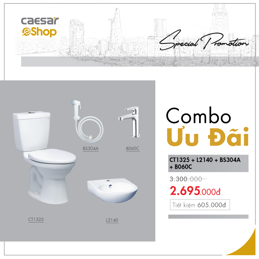 Combo sản phẩm CT1325+L2140+BS304A+B060C