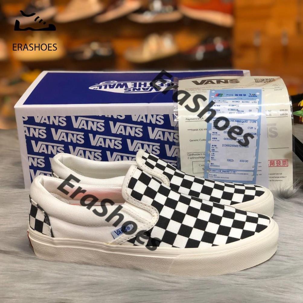 Giày Vans vault caro (Checkerboard Slip On) Nam/Nữ (Chụp tại Shop) VGE