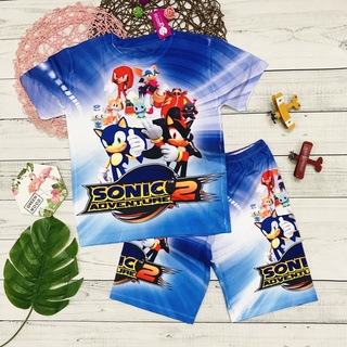 Bộ thun lạnh Sonic cho bé trai
