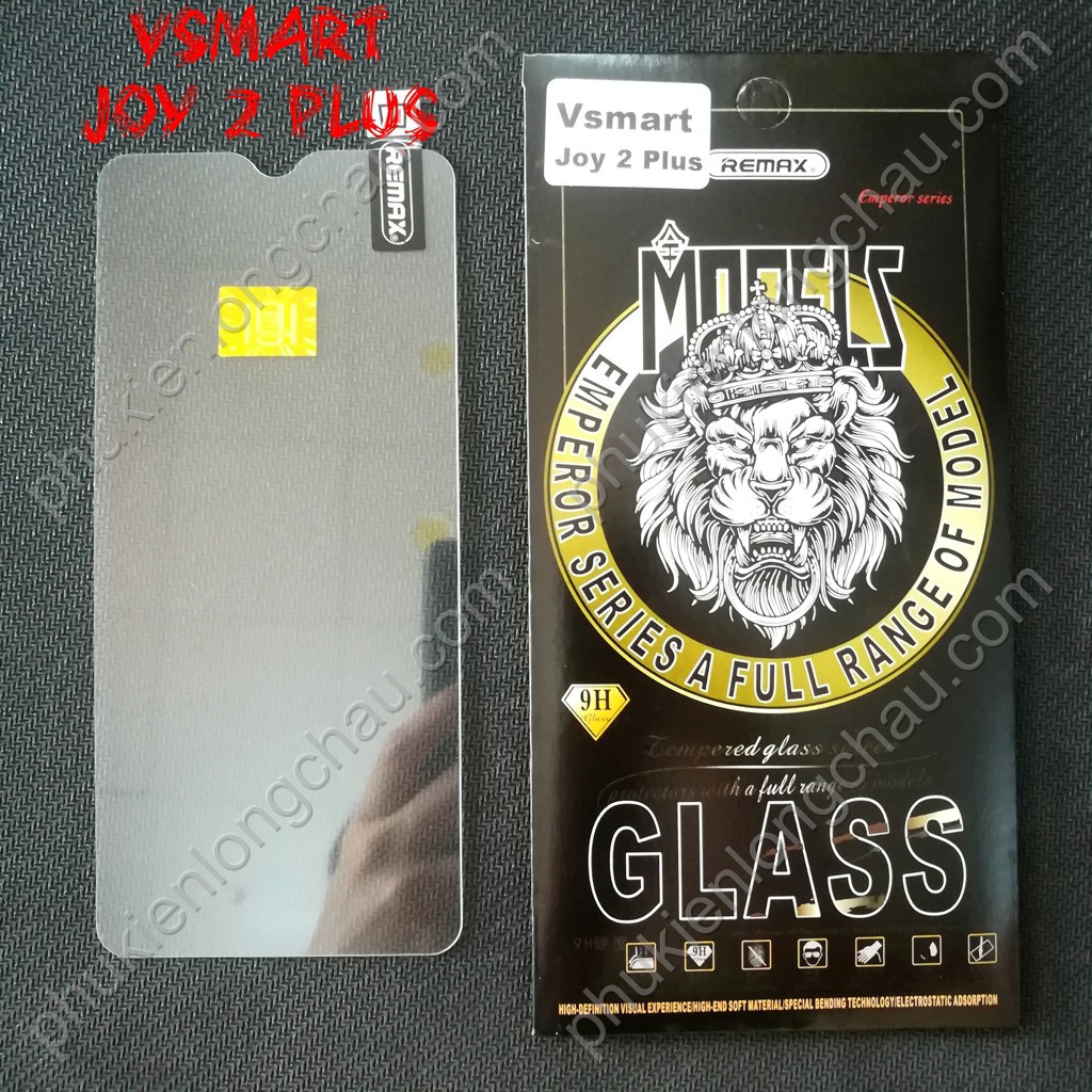 Miếng Dán Cường Lực Vsmart Joy 2 Plus Trong Suốt Chính Hãng Remax