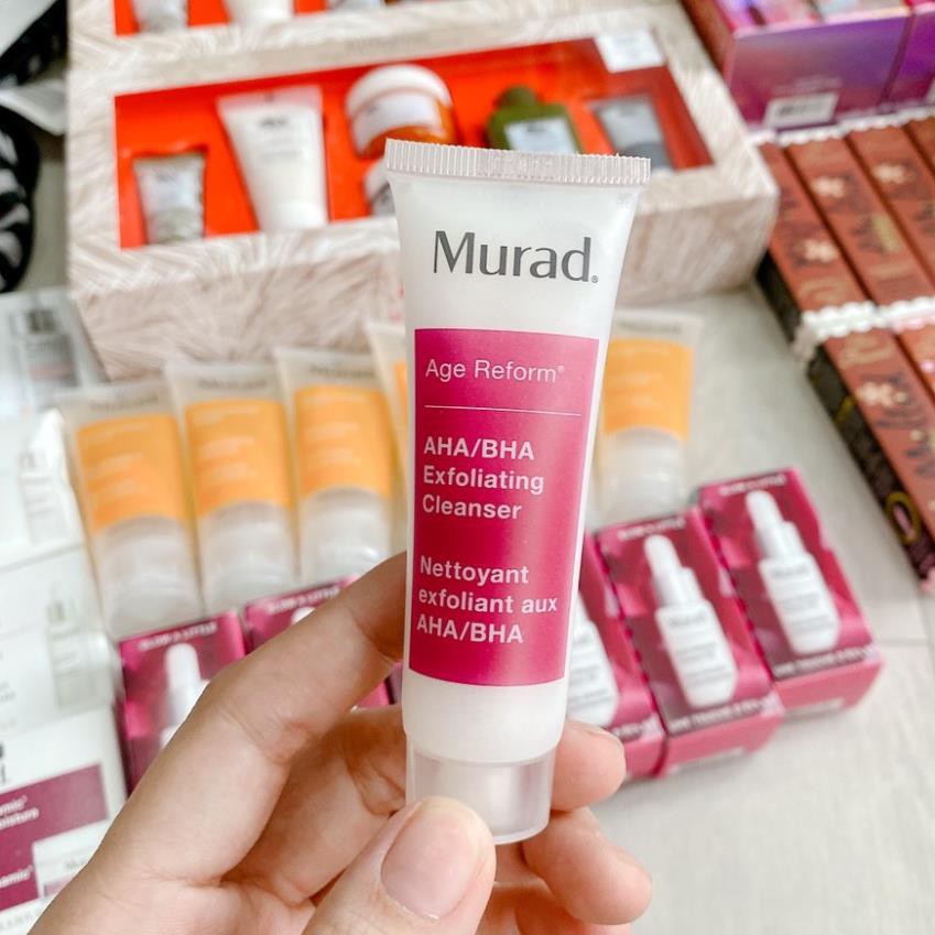 Sửa rửa mặt Murad AHA/BHA Exfoliating Cleanser Minisize 30ml - Fullsize 200ml