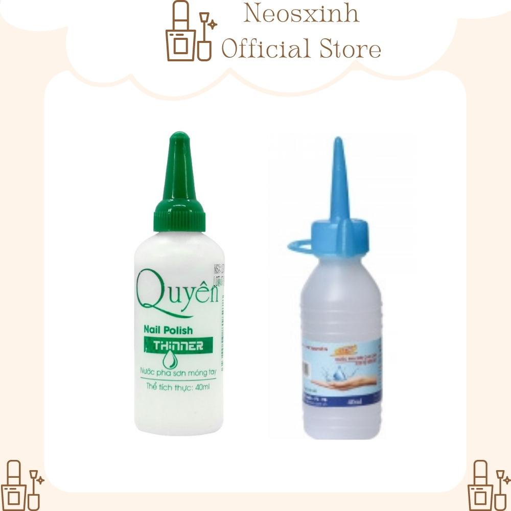 Nước Pha Sơn Móng Tay Quyên 125ml Cao Cấp Dành Cho Sơn Thường - Neosxinh Nails