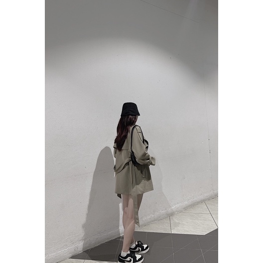Áo khoác măng tô siêu hàn quốc by samhyewear