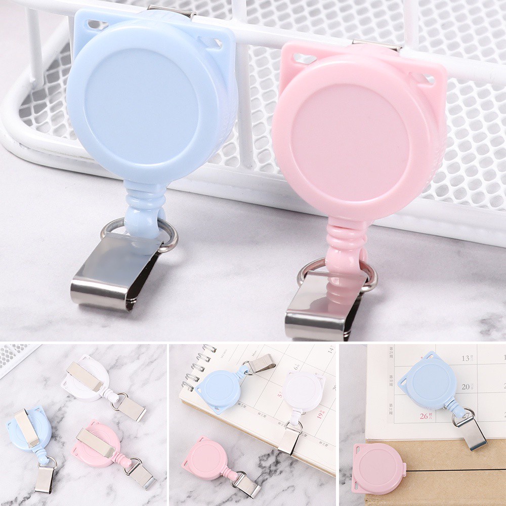 1 Dây Kẹp Thẻ ID/Thẻ ID Chống Thất Lạc Chất Lượng Cao Thời Trang