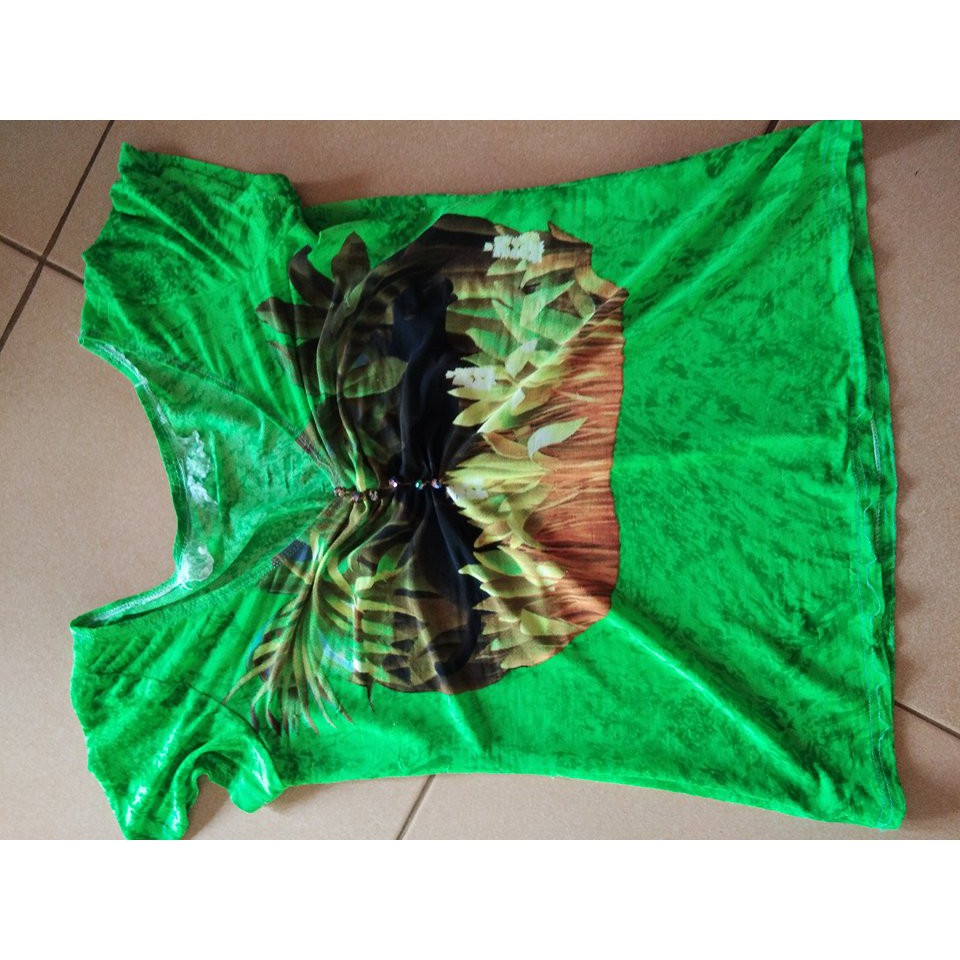 áo thun màu lá chuối size s, m mặc vừa giá rẻ