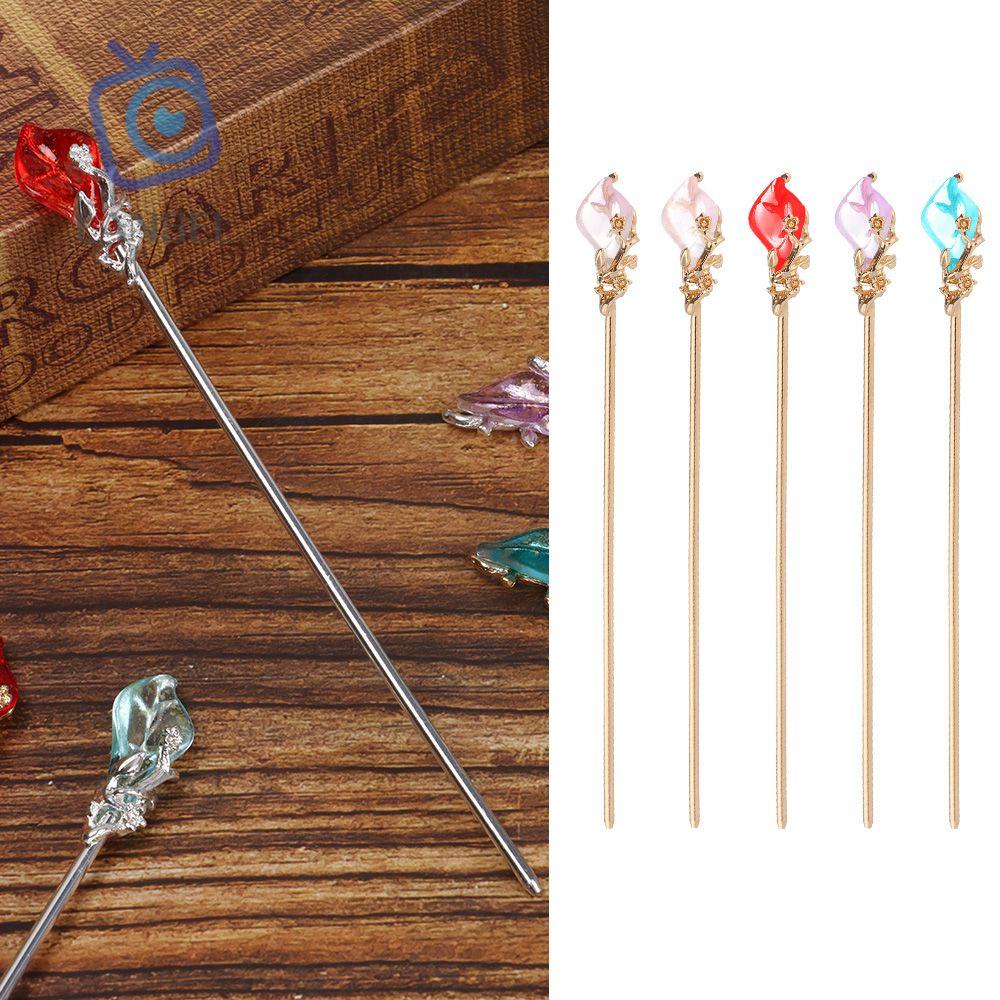 Trâm Cài Tóc Bằng Kim Loại Phong Cách Trung Hoa Cổ Điển Dành Cho Nữ