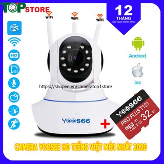 Combo Camera IP YooSee HD Tiếng Việt Và Thẻ Nhớ 32Gb Yoosee Chuyên Dụng
