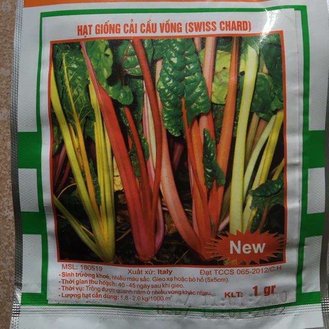 Hạt Giống Cải Cầu Vồng - 1Gram