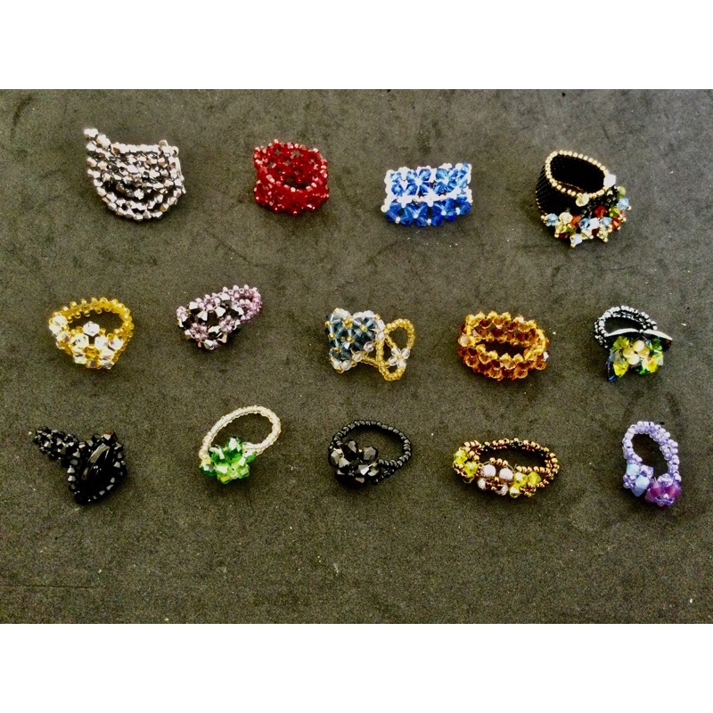 Nhẫn phale, đá, hạt sang trọng