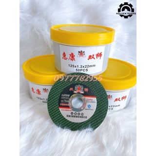 Đá cắt sắt,inox sư tử lioning 1t2 kích thước 125x1.2x22mm