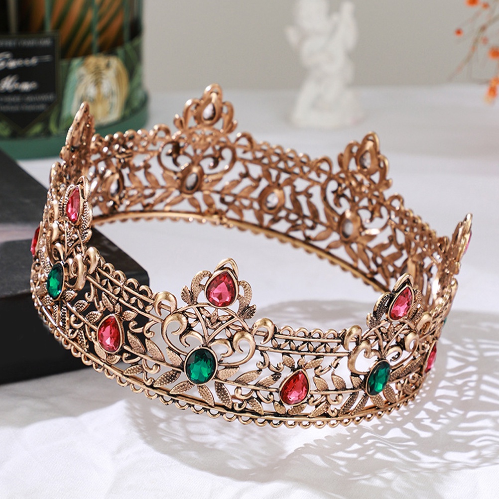 Vương Miện Hóa Trang Vua Phong Cách Vintage Cho Nam