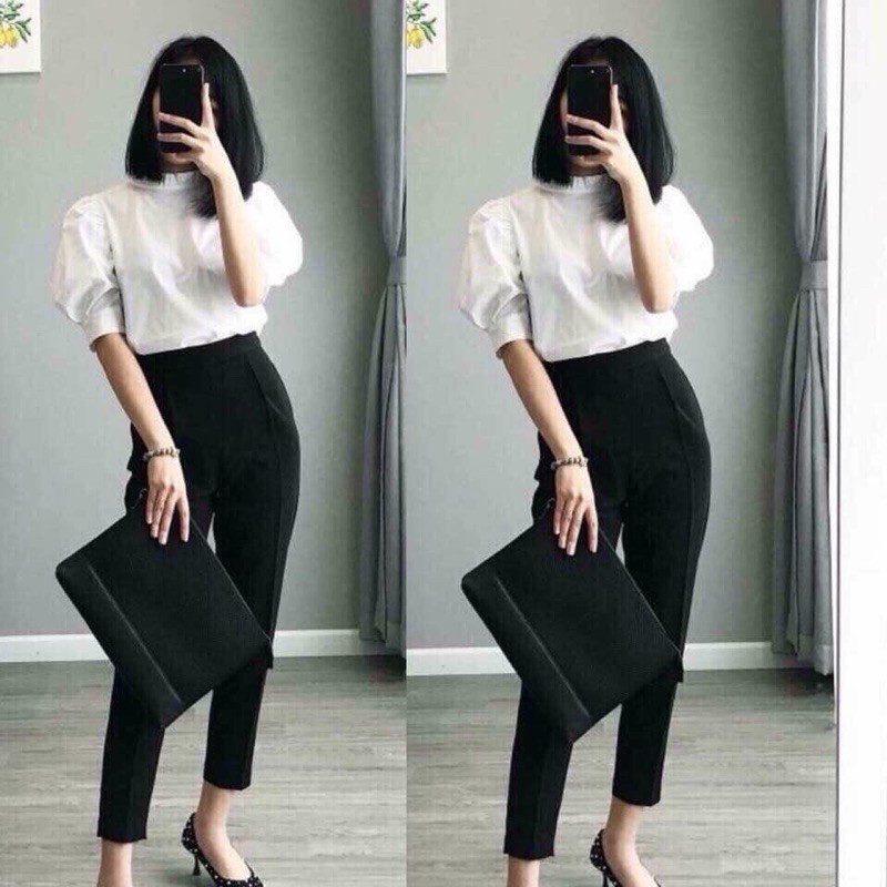 Quần tây công sở lưng chun