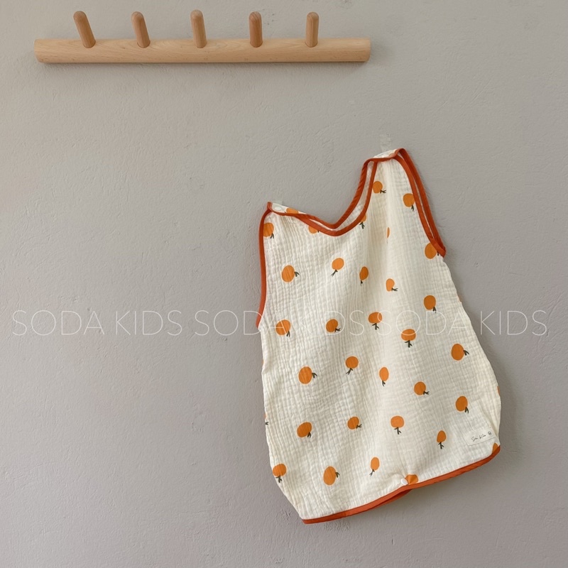 (Hàng thiết kế) Túi mặc đi ngủ cho bé vải xô Muslin (Nhiều màu )