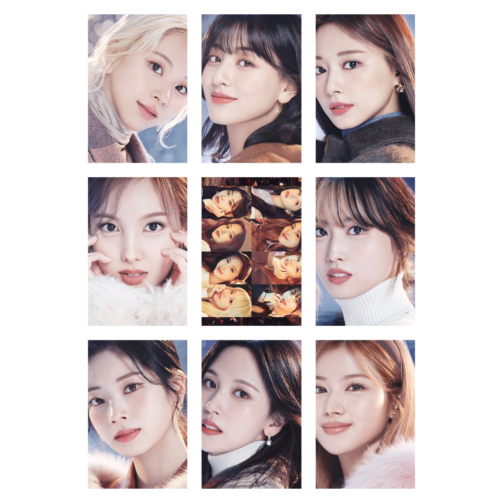 Lomo card 45 ảnh nhóm TWICE - Doughnut và The Feels