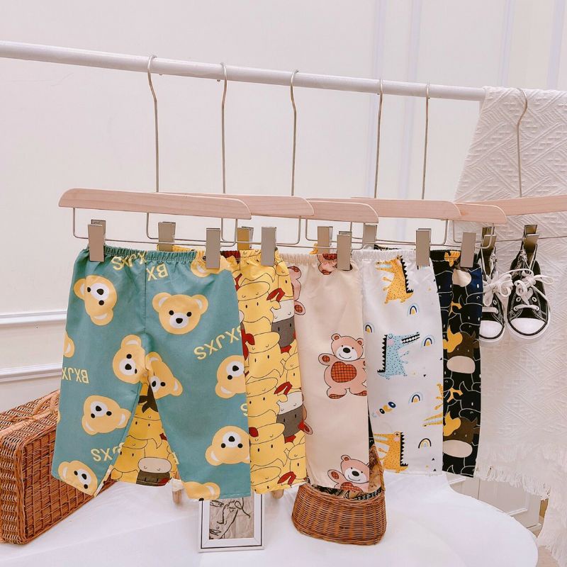 Đồ bộ cho bé pijama dài tay AM798 - đồ bộ bé trai và đồ bộ bé gái cộc tay xinh xắn AM935