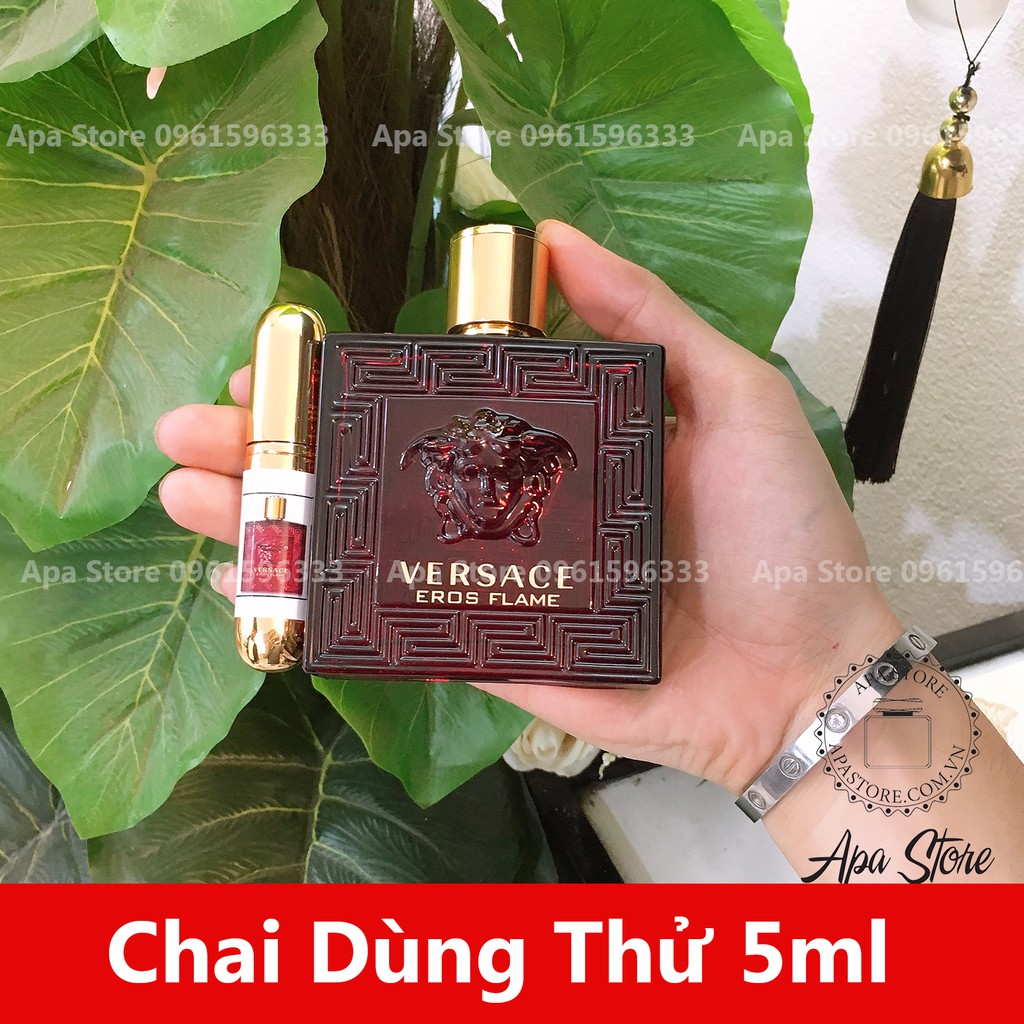 Nước Hoa Nam Versace Eros Flame EDP Màu Đỏ Chai 10ml | BigBuy360 - bigbuy360.vn