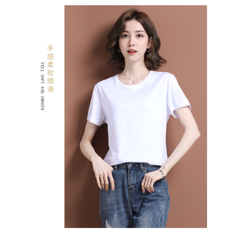 Áo thun TRƠN nữ ngắn tay, Áo phông TRƠN nữ cổ tròn FEENY STORE