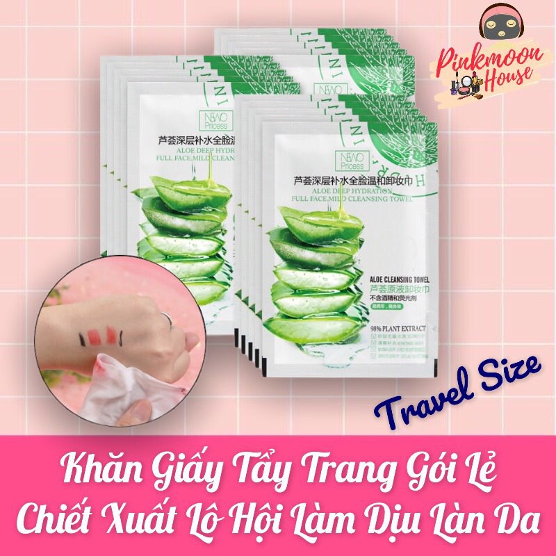[HOT] ✨KHĂN ƯỚT TẨY TRANG NHA ĐAM THEO GÓI TIỆN LỢI✨