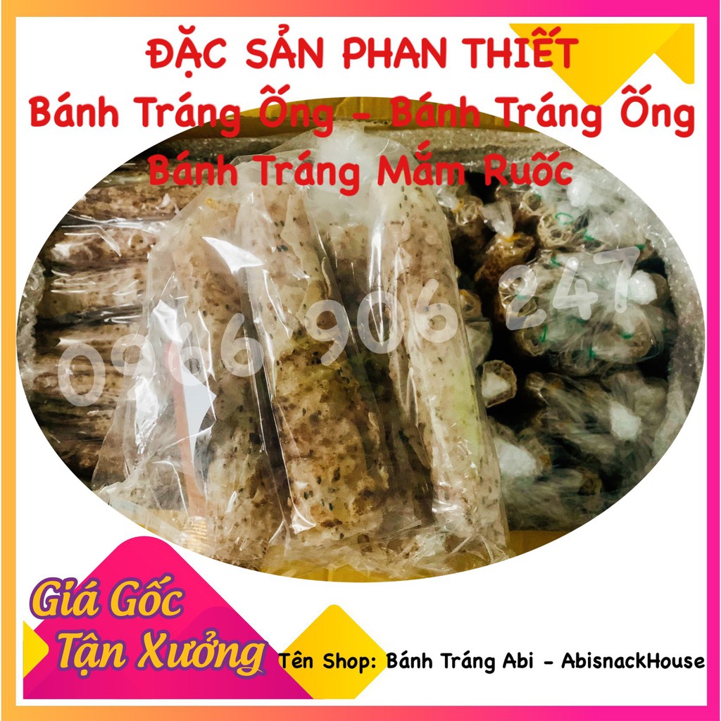 1 CUỐN BÁNH TRÁNG NƯỚNG MẮM RUỐC ĐẶC SẢN PHAN THIẾT LOẠI 1