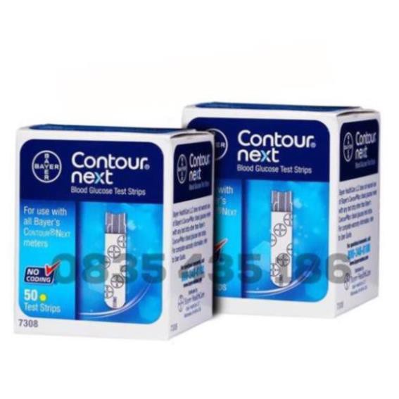 Que Contour Next-Que thử đường huyết (Tặng 50 kim lấy máu)