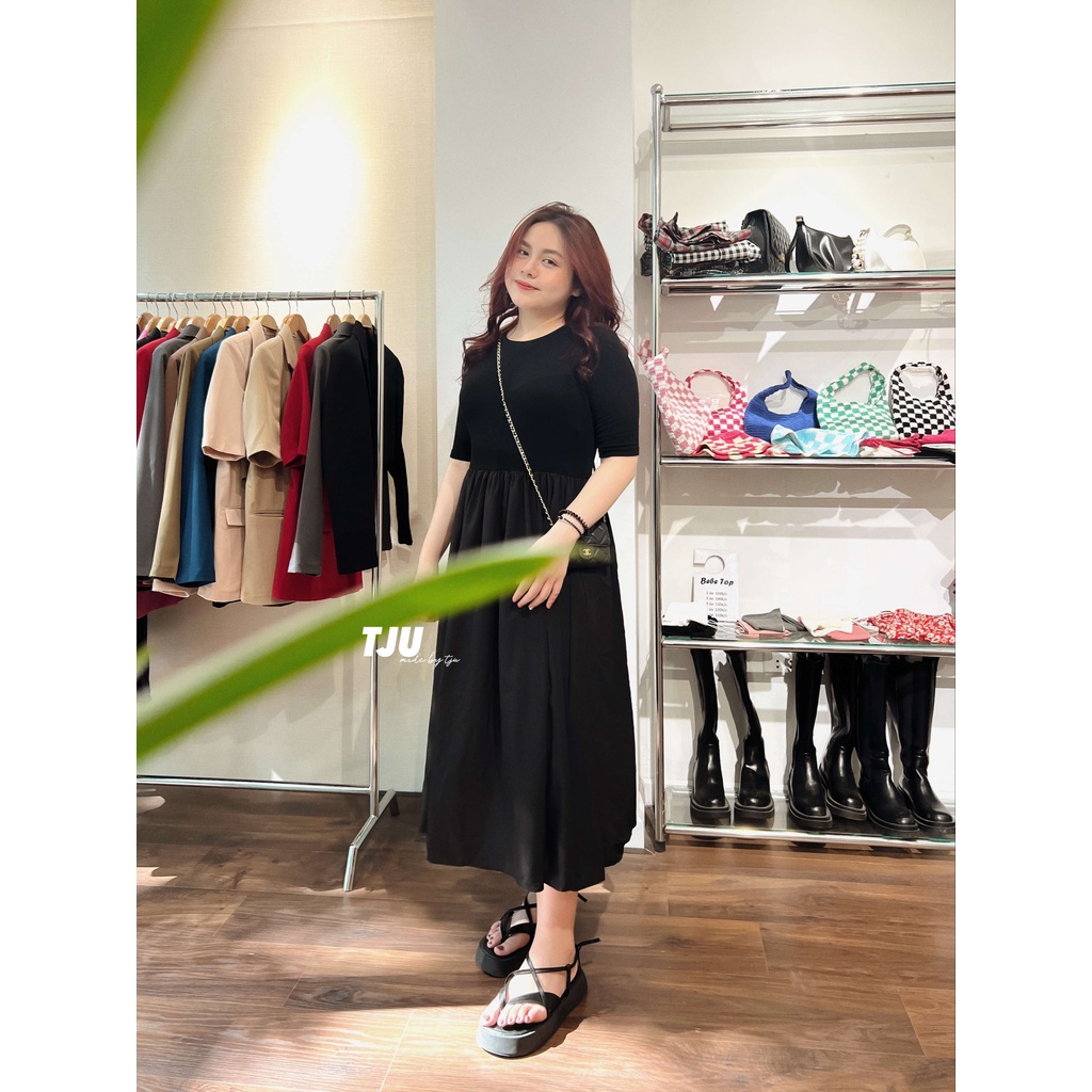 Đầm bồng bềnh ⚡️𝐁𝐈𝐆𝐒𝐈𝐙𝐄⚡️ xòe dáng dài - NUỘT Dress