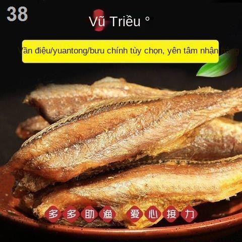 [Thủy triều nhảy múa] Cá đù vàng chiên giòn ăn liền khô giải trí hải sản đồ nhẹ nấu chín thức cho