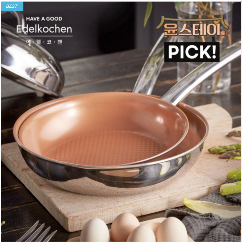 [Mã SOPH50300 Giảm 50%] Chảo Edelkochen Prism 3 lớp 28cm