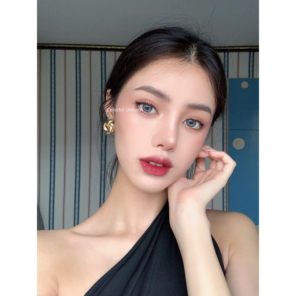 Cặp kính áp tròng COLORHUNTER 0 - 8 độ 14.0mm dùng một năm tiện lợi