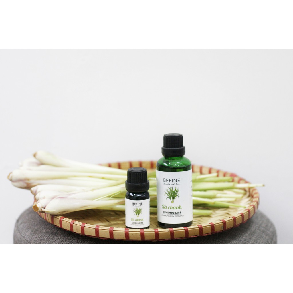 Tinh dầu sả chanh Befine - Lemongrass Essential Oil - đuổi muỗi, diệt nấm mốc