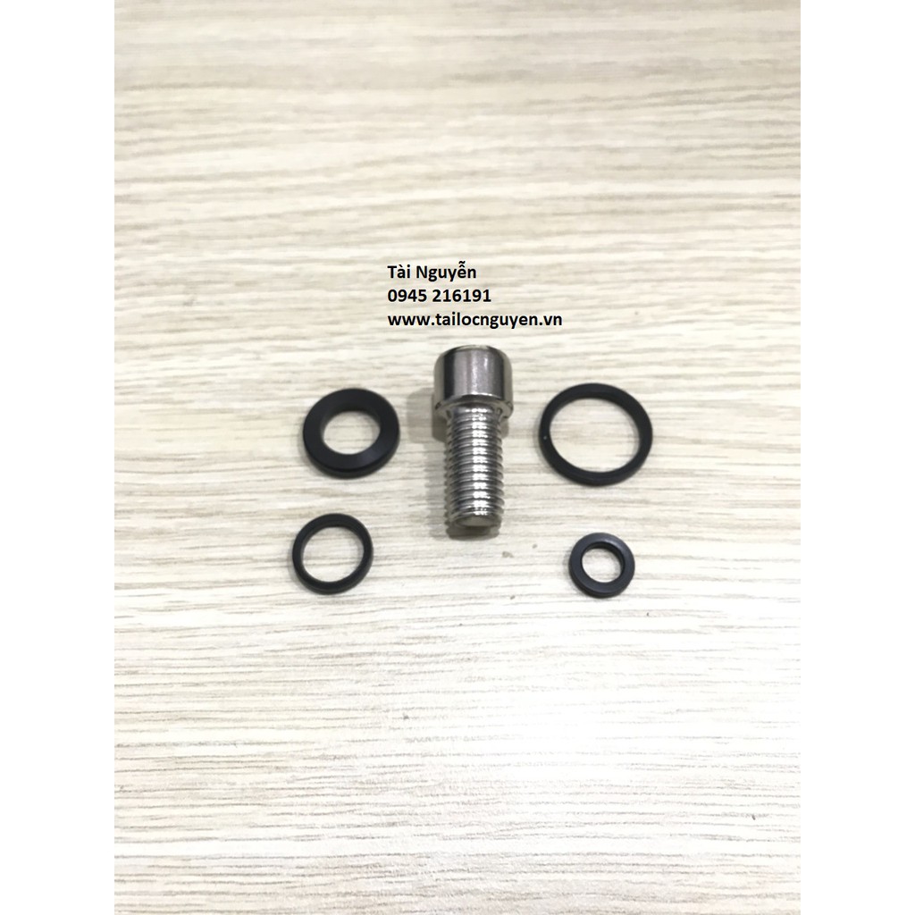 BỘ RON XOAY KÍNH RIZ CHO XE MÁY KÈM ỐC