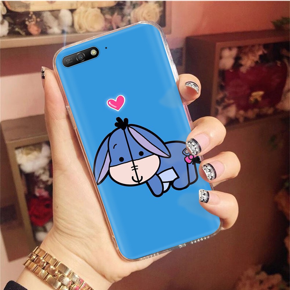 Ốp Điện Thoại Trong Suốt In Hình Chú Lừa Eeyore At40 Cho Iphone 6s 6 7 8 Plus 5 5s Se 5c 4 4s