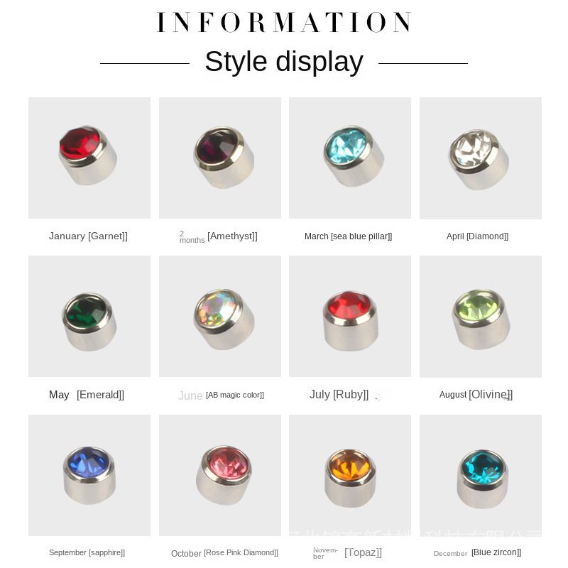 Khuyên Tai Kim Loại Không Gỉ Nhiều Màu Sắc Phong Cách Hipster